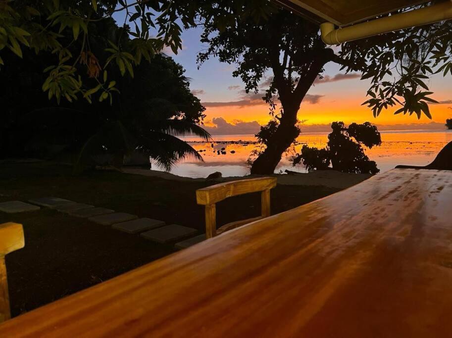 Bungalow Tiarii, Avec Acces Direct A Une Plage Privee Tevaitoa Buitenkant foto